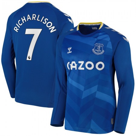 Everton Richarlison 7 Hjemmebanetrøje 2021-22 L/S